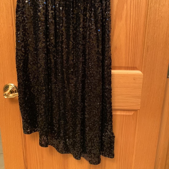 Express sequin elegant black dress - Picture 2 of 6